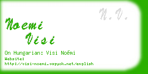 noemi visi business card