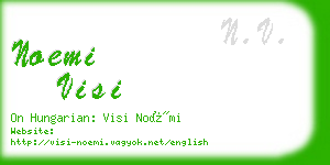 noemi visi business card